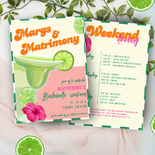 Margs & Matrimone Bachelorette Einladung
