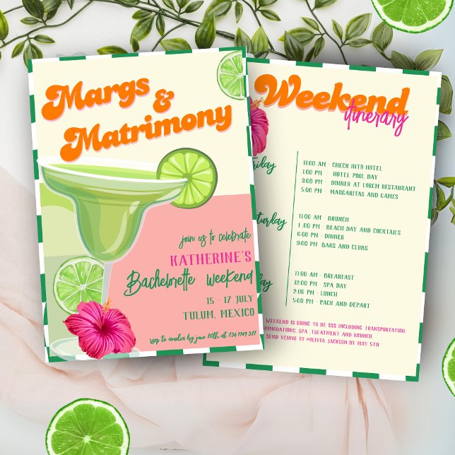 Margs & Matrimone Bachelorette Einladung (Von Creator hochgeladen)
