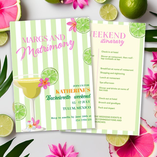 Margs & Matrimone Bachelorette Einladung (Von Creator hochgeladen)