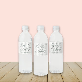 Margs & Matrimone Custom Water Flasche Label Wasserflaschenetikett