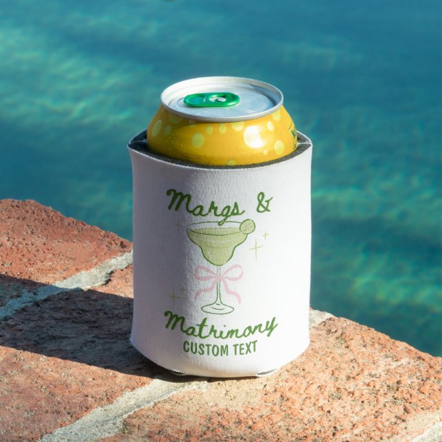Margs & Matrimony Bachelorette Can Coolers Dosenkühler (In Situ Pool)