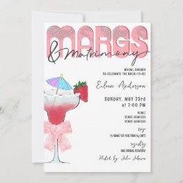 Margs & Matrimony Coquette Bow Brautparty Einladung