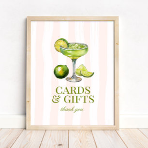 Margs & Matrimony Margarita Brautparty-Schild Poster