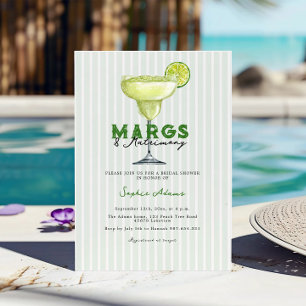 Margs & Matrimony Margarita Coctail Bridal Dusche Einladung