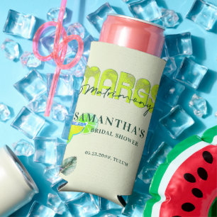 Margs Matrimony Tequila Brautparty Bach Willkommen Selters Dosenkühler