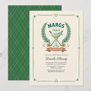 Margs Tees & Matrimony Golf Brautparty Einladung
