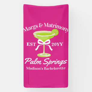 Margs und Ehe Margaritas Junggesellinnenabschied Banner