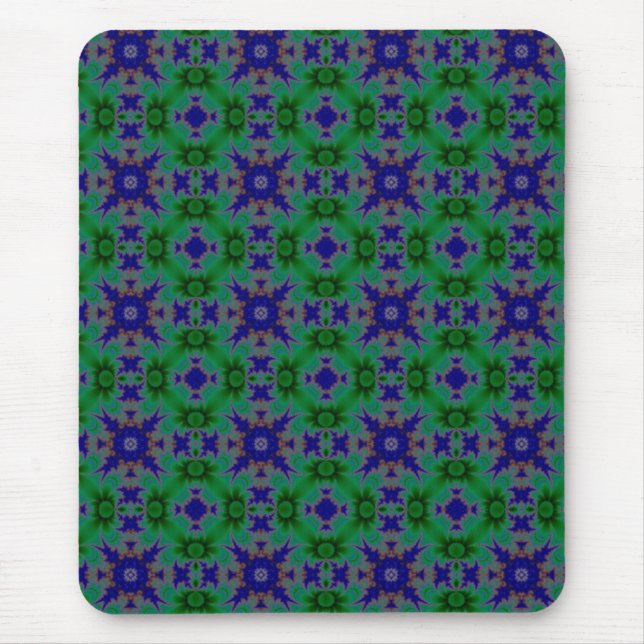 Marguerite , Daisies-Blume im Retro-Stil Mousepad (Vorne)