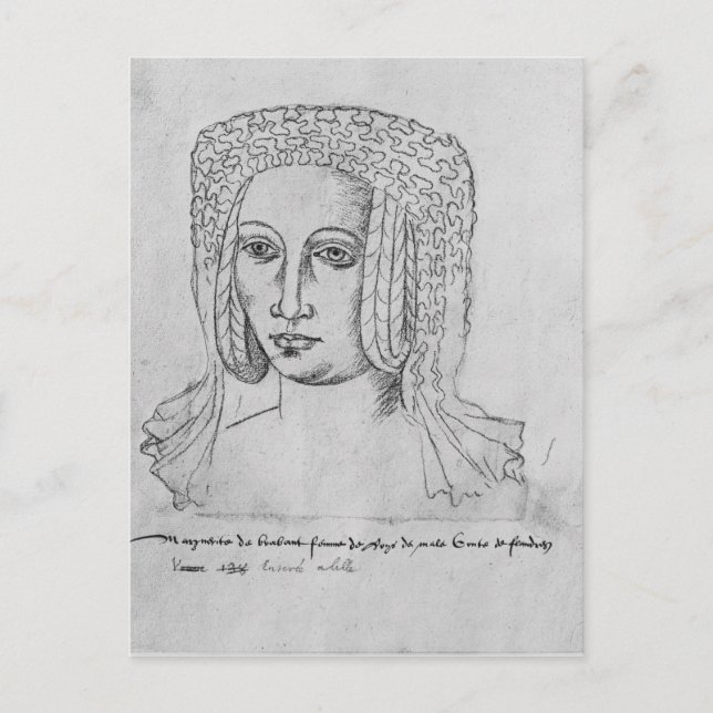 Marguerite de Brabant Postkarte (Vorderseite)