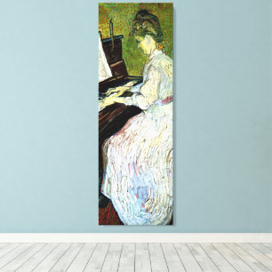 Marguerite Gachet am Klavier von Vincent van Gogh Leinwanddruck