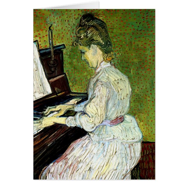 Marguerite Gachet am Piano von Vincent van Gogh (Vorne)