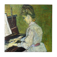 Marguerite Gachet am Piano von Vincent van Gogh