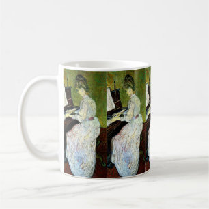 Marguerite Gachet am Piano von Vincent van Gogh Kaffeetasse