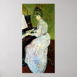 Marguerite Gachet am Piano von Vincent van Gogh Poster
