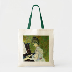 Marguerite Gachet am Piano von Vincent van Gogh Tragetasche