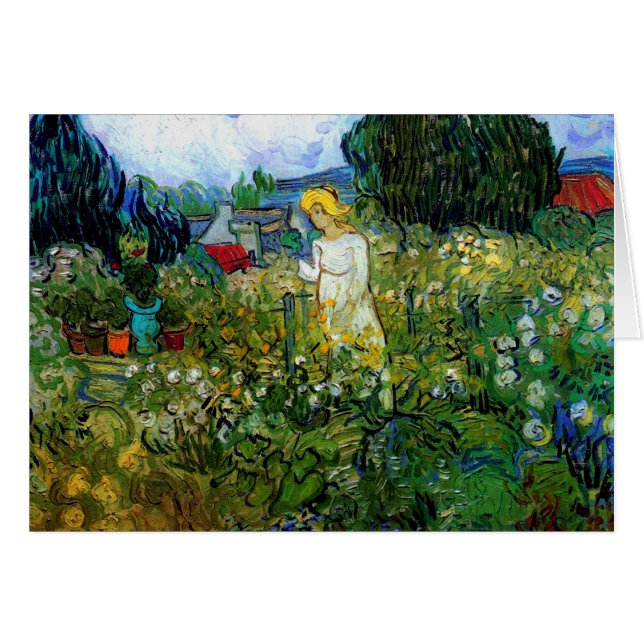 Marguerite Gachet im Garten Van Gogh Kunstvoll wan (Vorderseite (Horizontal))