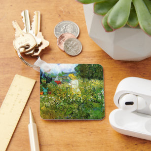 Marguerite Gachet im Garten von Vincent van Gogh Schlüsselanhänger