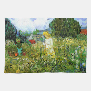 Marguerite Gachet in Garden von Vincent van Gogh Geschirrtuch