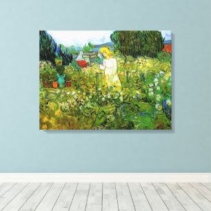 Marguerite Gachet in Garden von Vincent van Gogh Leinwanddruck
