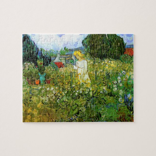 Marguerite Gachet in Garden von Vincent van Gogh Puzzle (Horizontal)