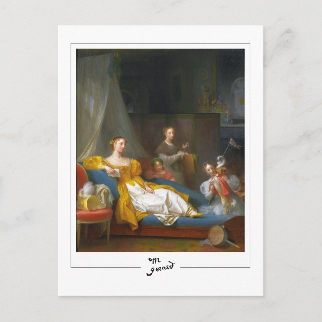 Marguerite Gérard #11 - Fine Art Postcard Postkarte (Vorderseite)