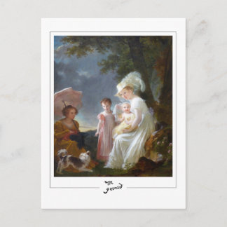 Marguerite Gérard #3 - Fine Art Postcard Postkarte
