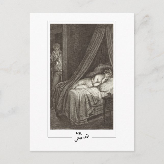 Marguerite Gérard #7 - Fine Art Postcard Postkarte (Vorderseite)