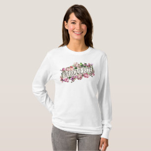 Marguerite Name Vintag Floral Banner Niedlich & Gi T-Shirt