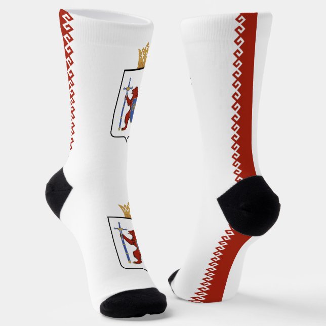 Mari El Flag Socken (Gewinkelt)