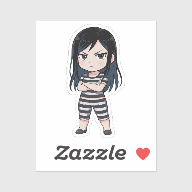 Mari Kurihara Chibi Dom Look Aufkleber (Blatt)