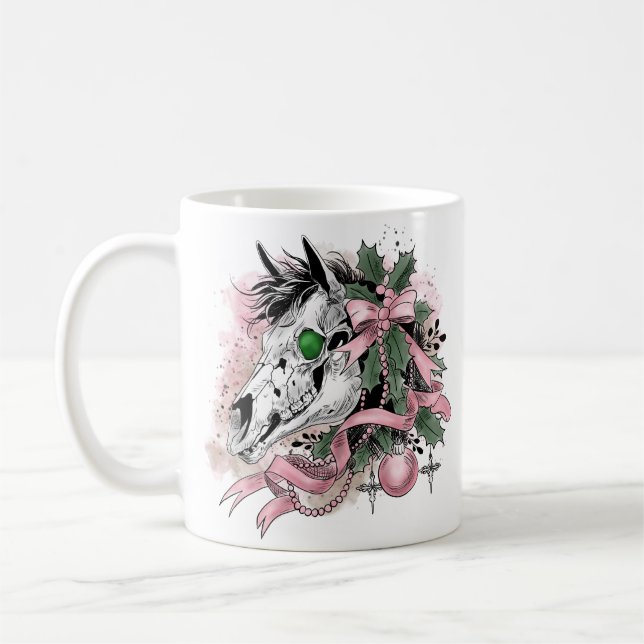 Mari Lwyd Kaffeetasse (Links)