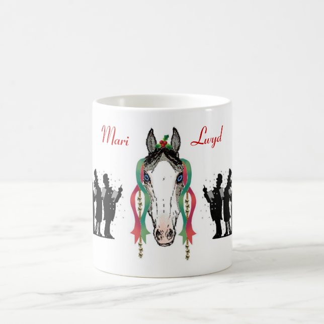 Mari Lwyd Tasse (Mittel)