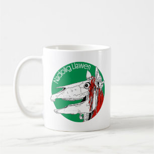 Mari Lwyd Welsh Christmas Kaffeetasse