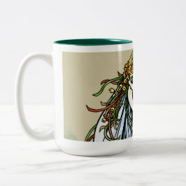 Mari Lwyd Zweifarbige Tasse