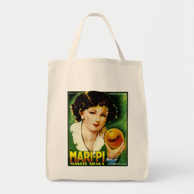 Mari Pi Orange Tragetasche (Vorne)
