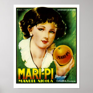 Mari Pi Orangen Poster