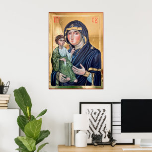 Maria Advocata Nostra Ikone Poster