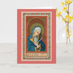 Maria als Mater Dolorosa (Mutter der Schmerzen) (S Karte