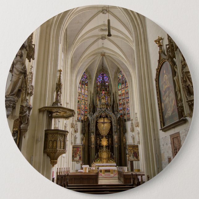 Maria Am Gestade, Wien Österreich Button (Vorderseite)