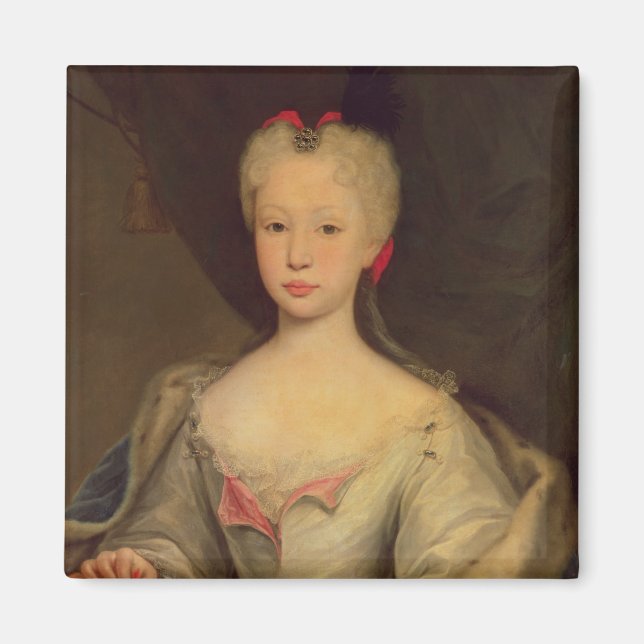 Maria Barbara de Braganza Königin von Spanien Magnet (Vorne)