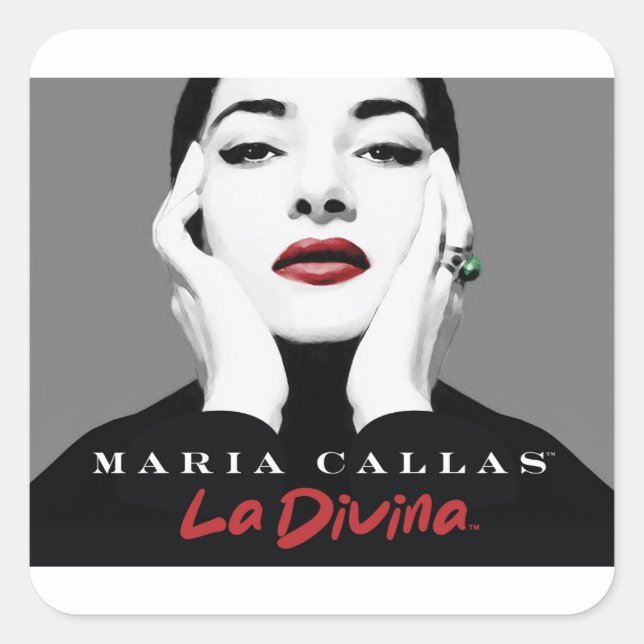Maria Callas Stickers (Vorderseite)