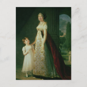 Maria Carolina Bonaparte, Königin von Neapel Postkarte