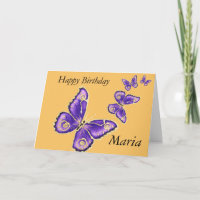 Maria, Glückliche Geburtstagskarte