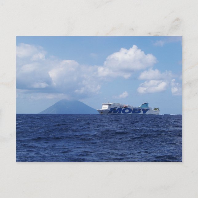 Maria Grazia On Off Stromboli Postkarte (Vorderseite)