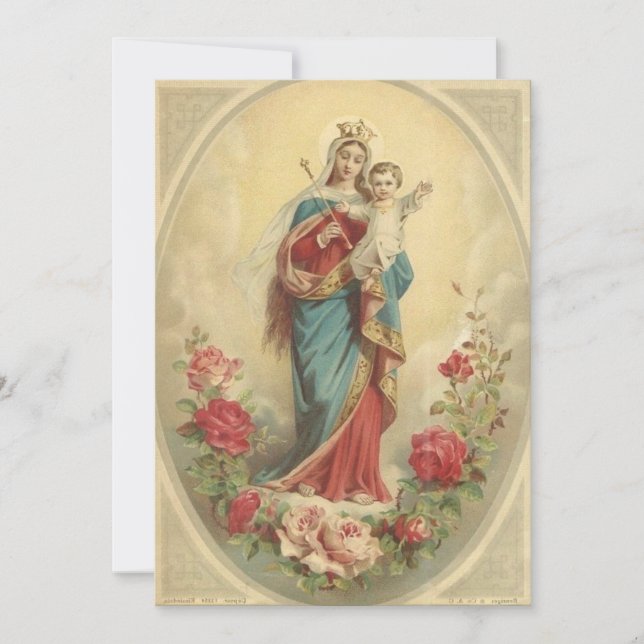 Maria, Hilfe der Christen Einladung (Vorderseite)
