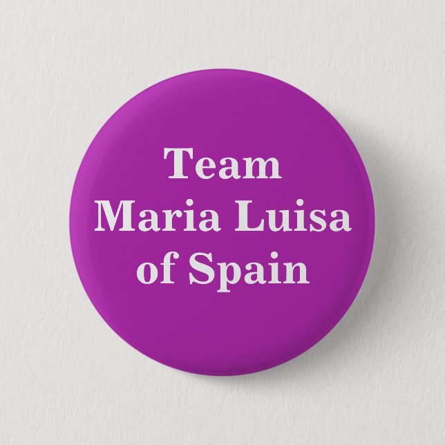 Maria Luisa von Spanien, Heilige Römische Kaiserin Button (Vorderseite)
