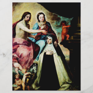 Maria Magdalena de Pazzi von Pedro de Moya Flyer