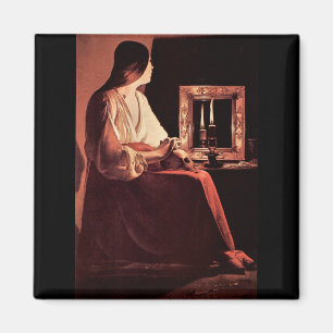 Maria Magdalena durch Georges de La Tour Magnet