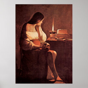 Maria Magdalena durch Georges de La Tour Poster
