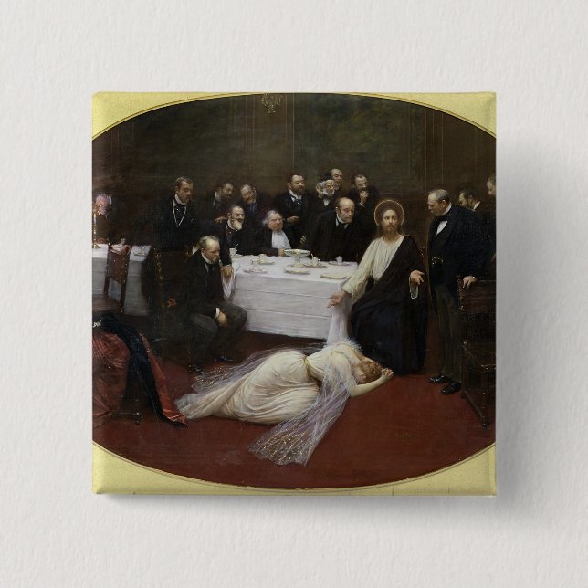 Maria Magdalena im Haus des Pharisee Button (Vorderseite)